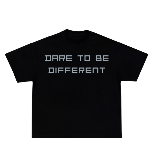 Dare To Be Different Black Tee