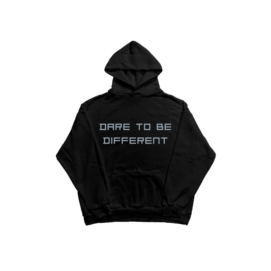 Dare To Be Different Black Hoodie