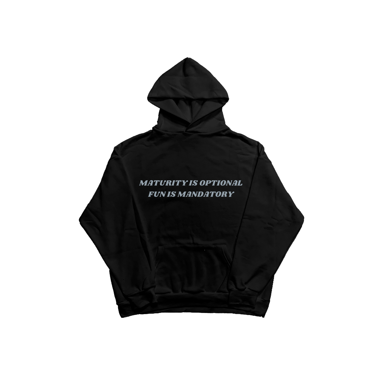 Maturity Is Optional Black Hoodie